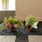 Glitzhome® 10" Bee & Ladybug Metal Statue Planter Set